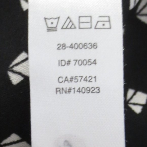 4/$14 LOFT womens WHITE tank SHIRT top SUPER SOFT dressy CASUAL black SIZE LARGE - Picture 5 of 6